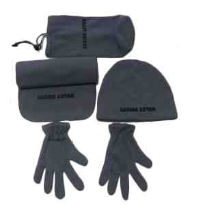 Scarf, hat, glove kit