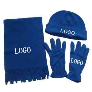Beanie Gloves and Scarf Set
