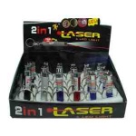 Laser Pointer Flashlight Keychain