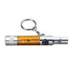 Multi-functional Keychain with Compass, Whistle and Light