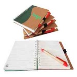 Kraft Notebook with Ballpoint Pen
